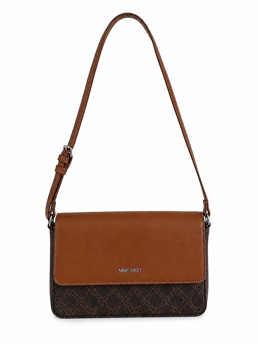 Nine West Two-Tone Brown Shoulder Bag